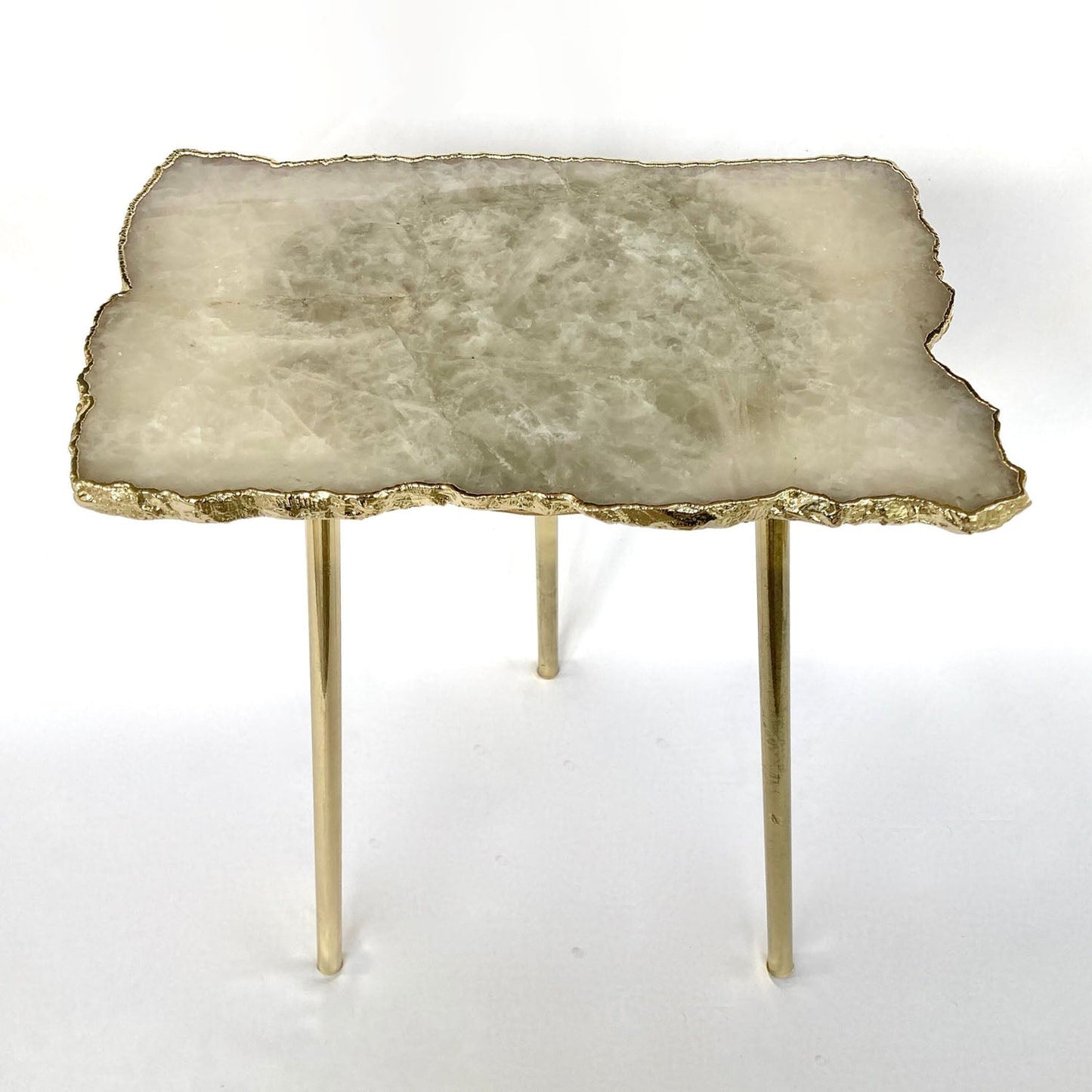 White Agate/Crystal/Gemstone/Quartz Table