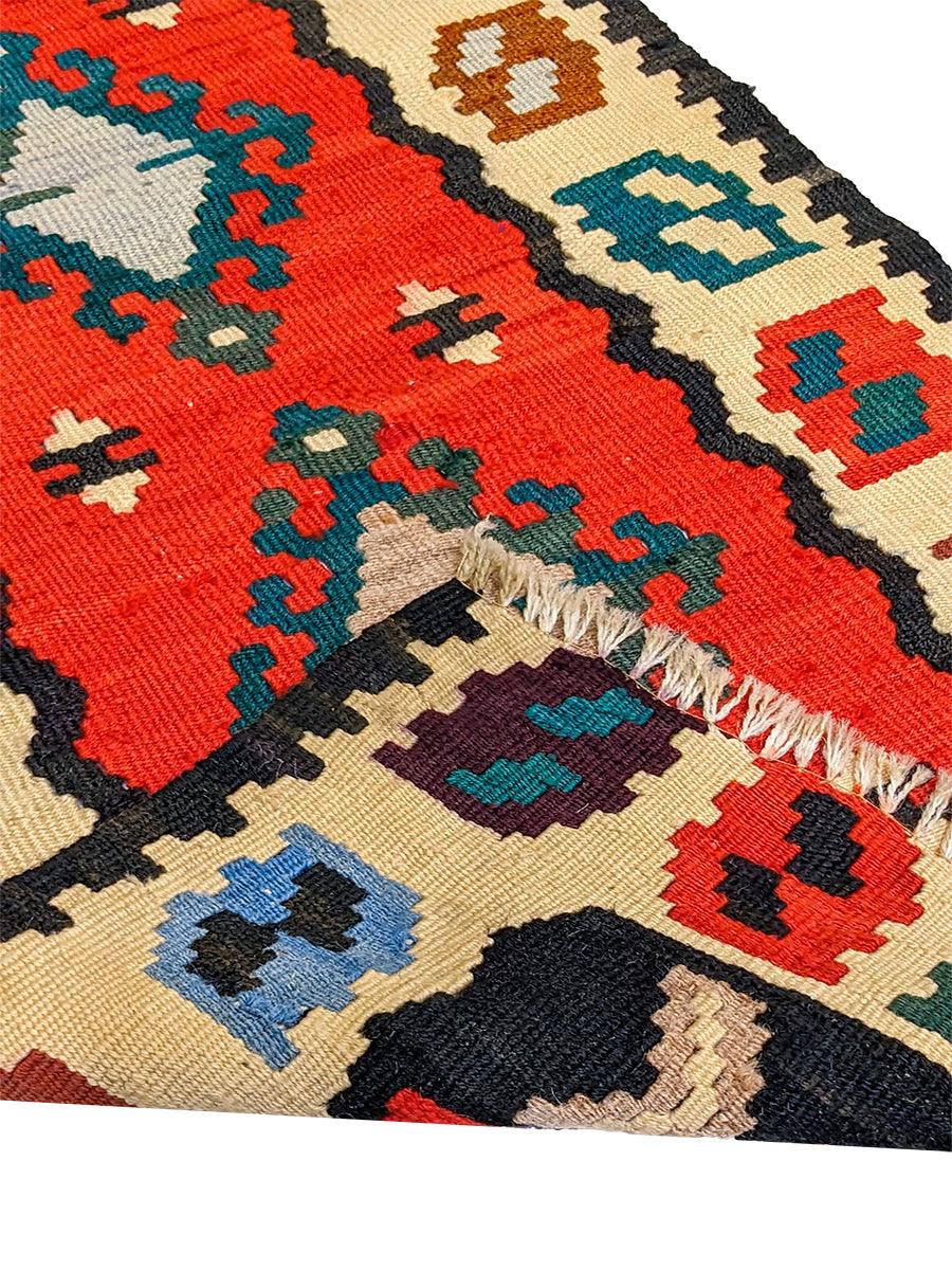 Symphony Flatweave Kilim Runner - 95 x 52 cm-4