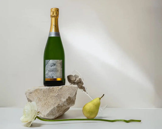Champagne Sanger Terroir Natal Blanc de Blancs Grand Cru Brut bottle - premium French sparkling wine