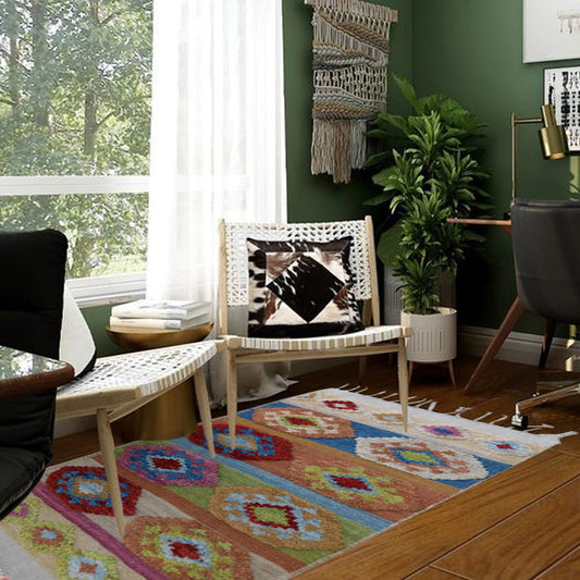 IKAT-Nomadic-Floral-Kilim-Rug