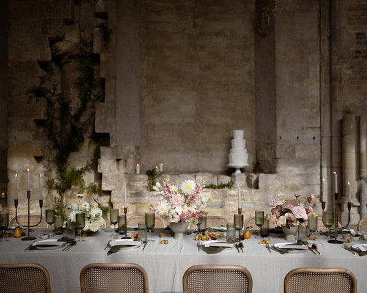 Camille Rustic Iron Trident Candelabra