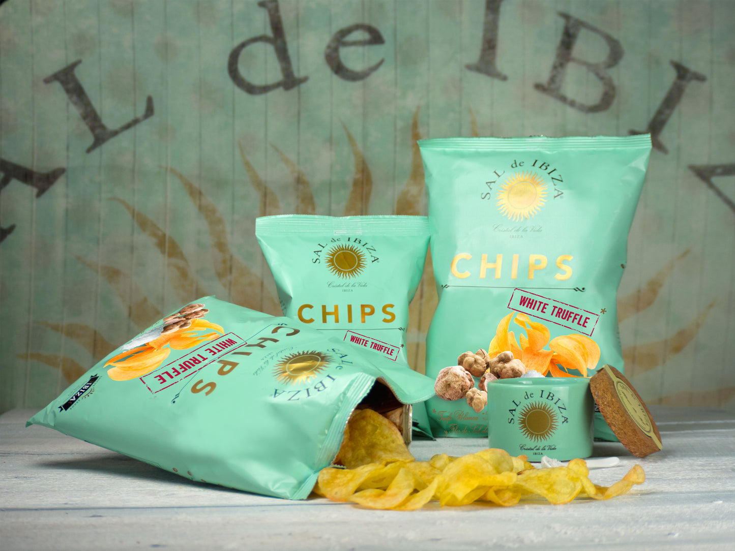 Crisps white truffle & flower of salt from Ibiza