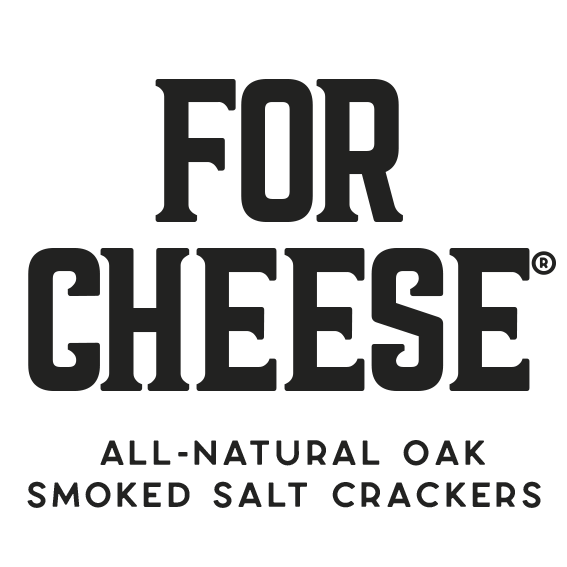 Crackers with smoked salt from oak wood