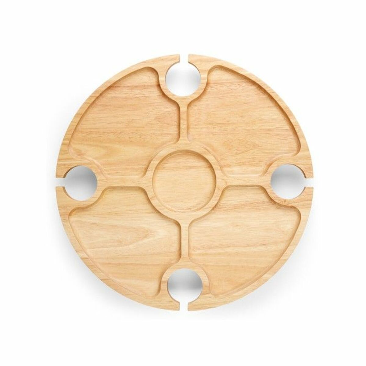 Snack tray Livoo MES150 Beige Circular