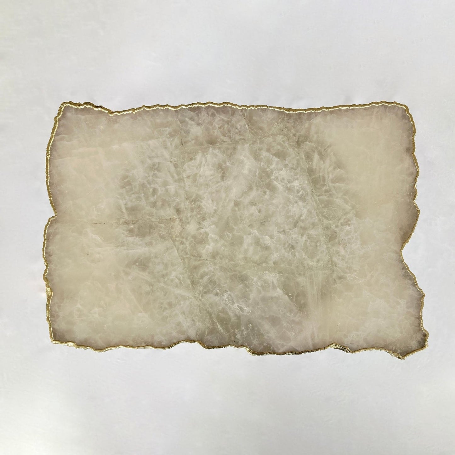 White Agate/Crystal/Gemstone/Quartz Table