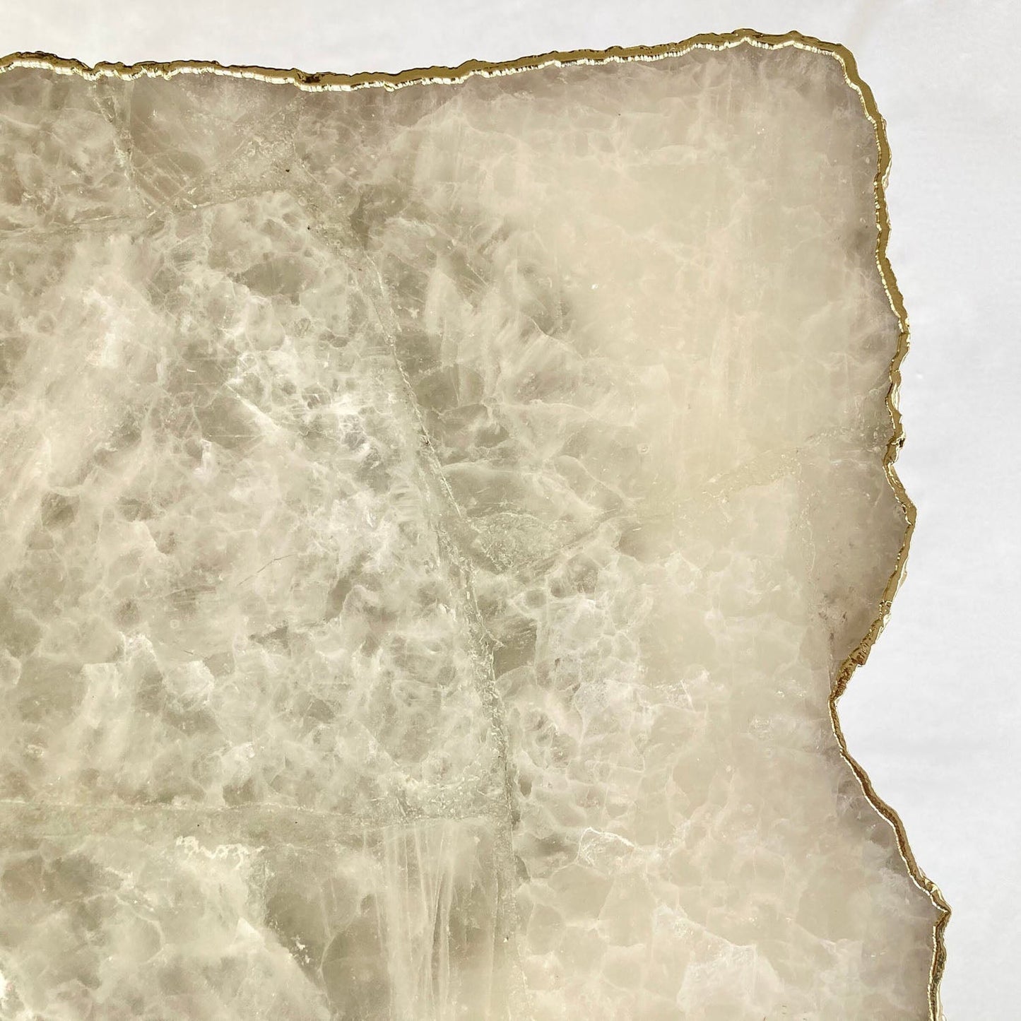 White Agate/Crystal/Gemstone/Quartz Table