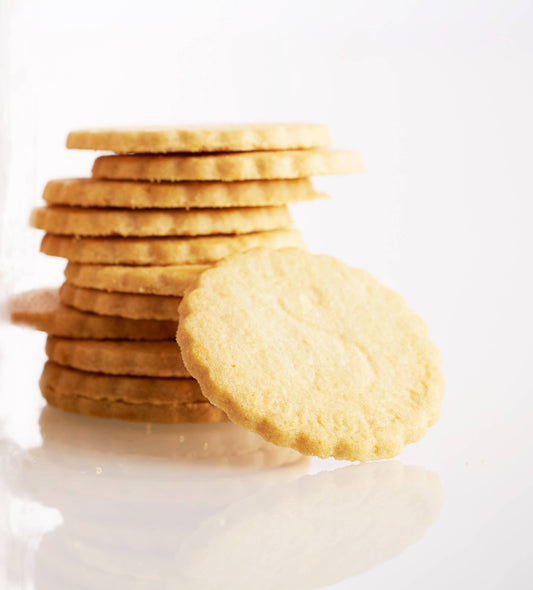 Thin shortbread made with pure fresh butter