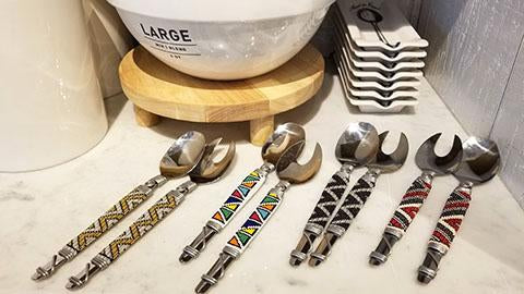 Beaded Salad Set - 08-1