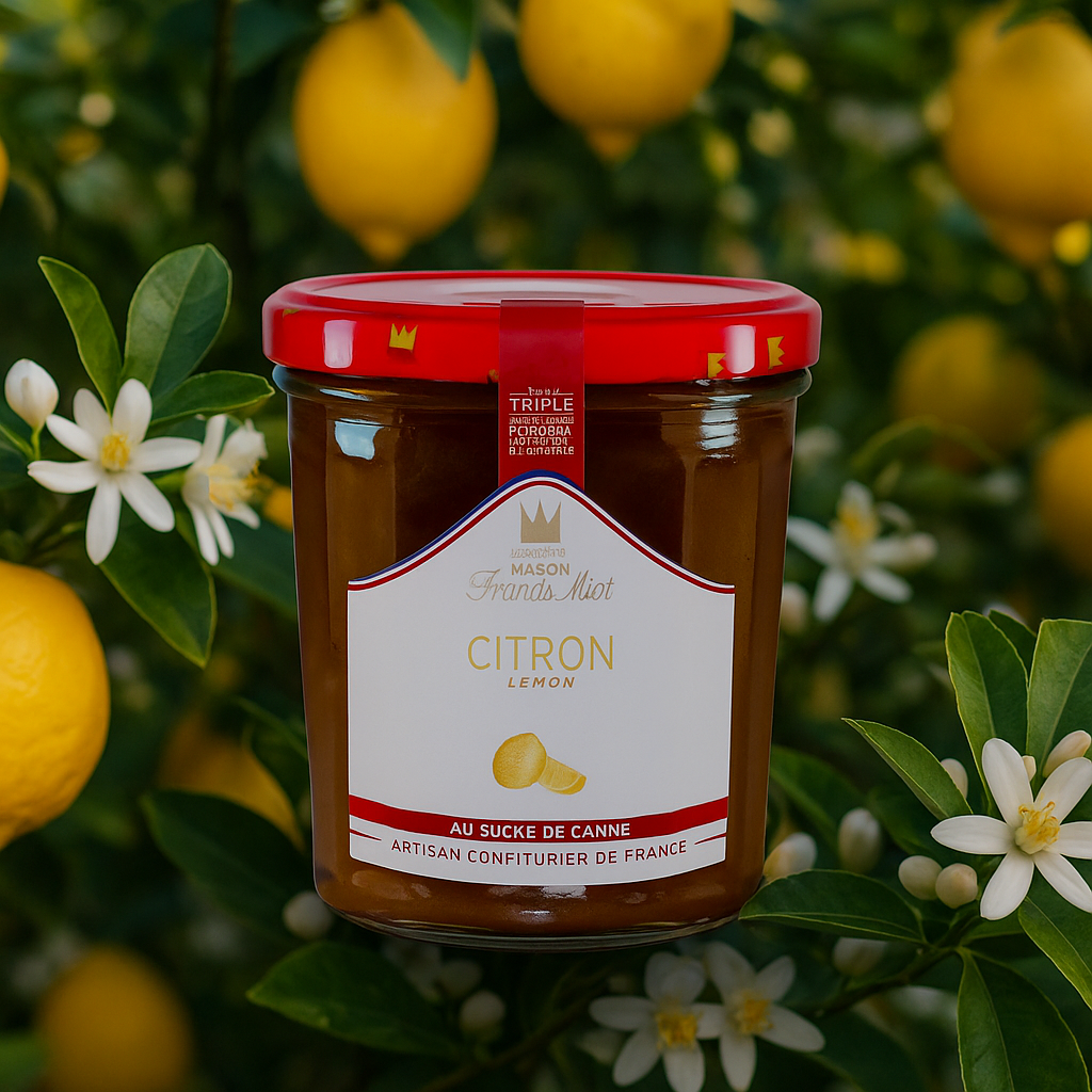 Mermelada artesanal de limón con azúcar de caña