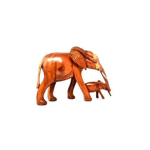 Elephant with Baby Sculpture 11-0