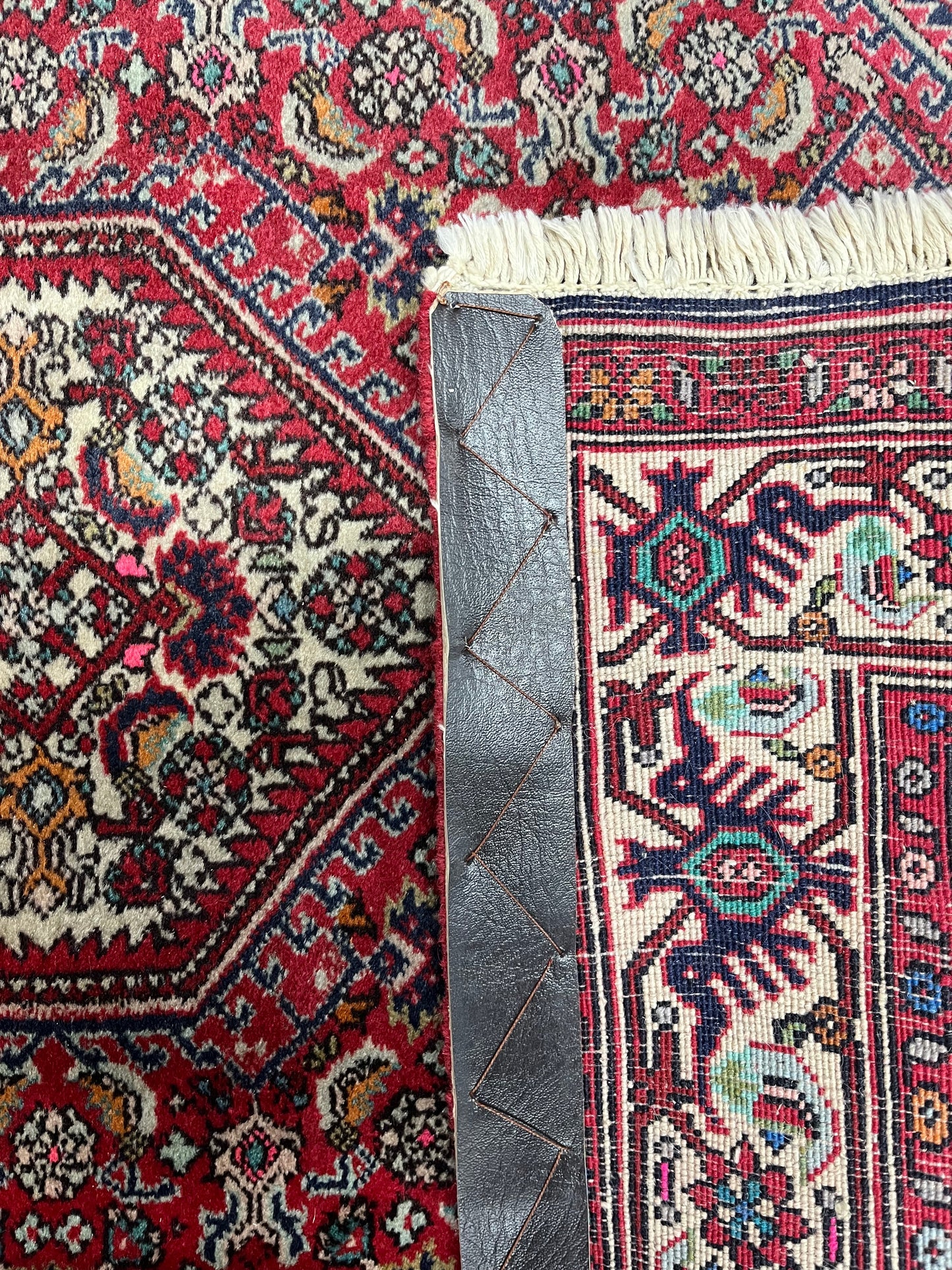 Bidjar Persian  Vintage Hand Knotted Wool Rug - 130 x 80 cm