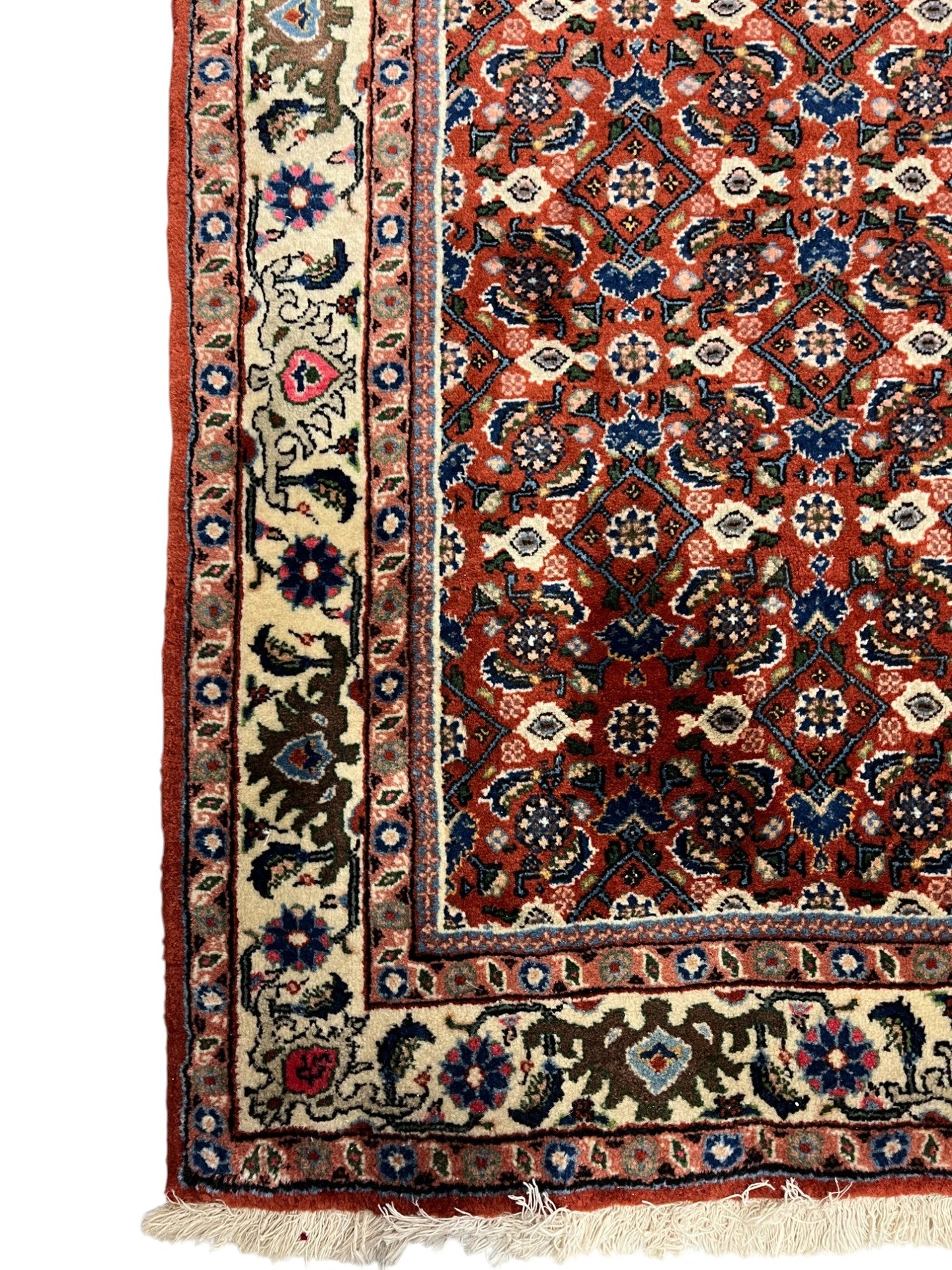 Bidjar Persian Vintage Hand Knotted Wool Rug - 185 x 100 cm