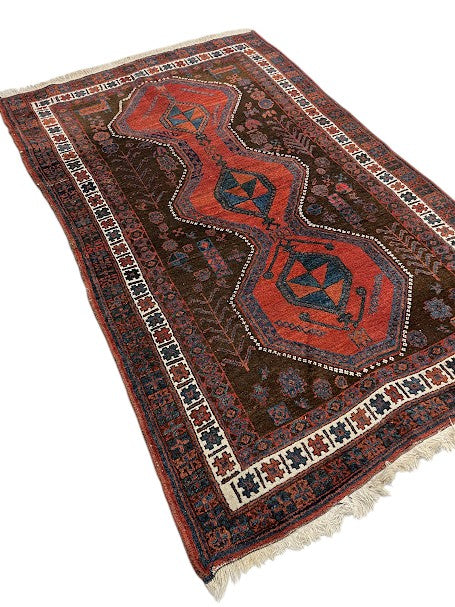 Lori Persian  Vintage Hand Knotted Wool Rug - 180 x 120 cm