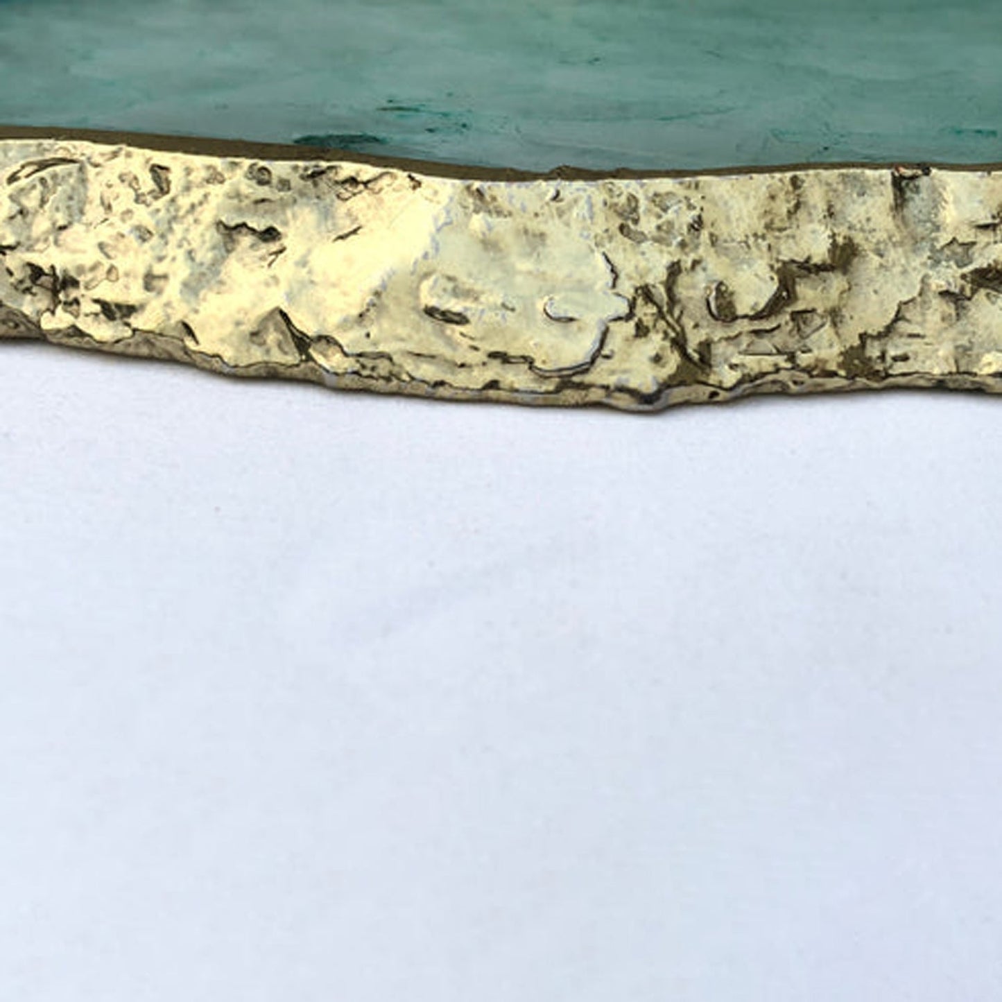 Large Aqua Agate Cheeseplatter/Tray