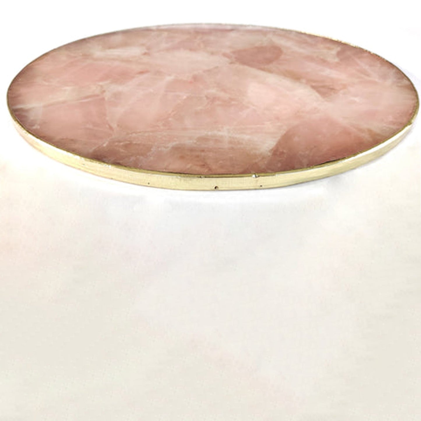 Rose Quartz  Agate Cheese Platter/Tray | Circular |