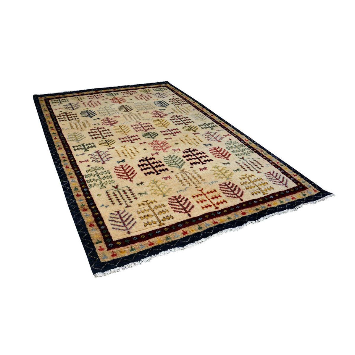 Handknotted-Natural-Gabbeh-Rug