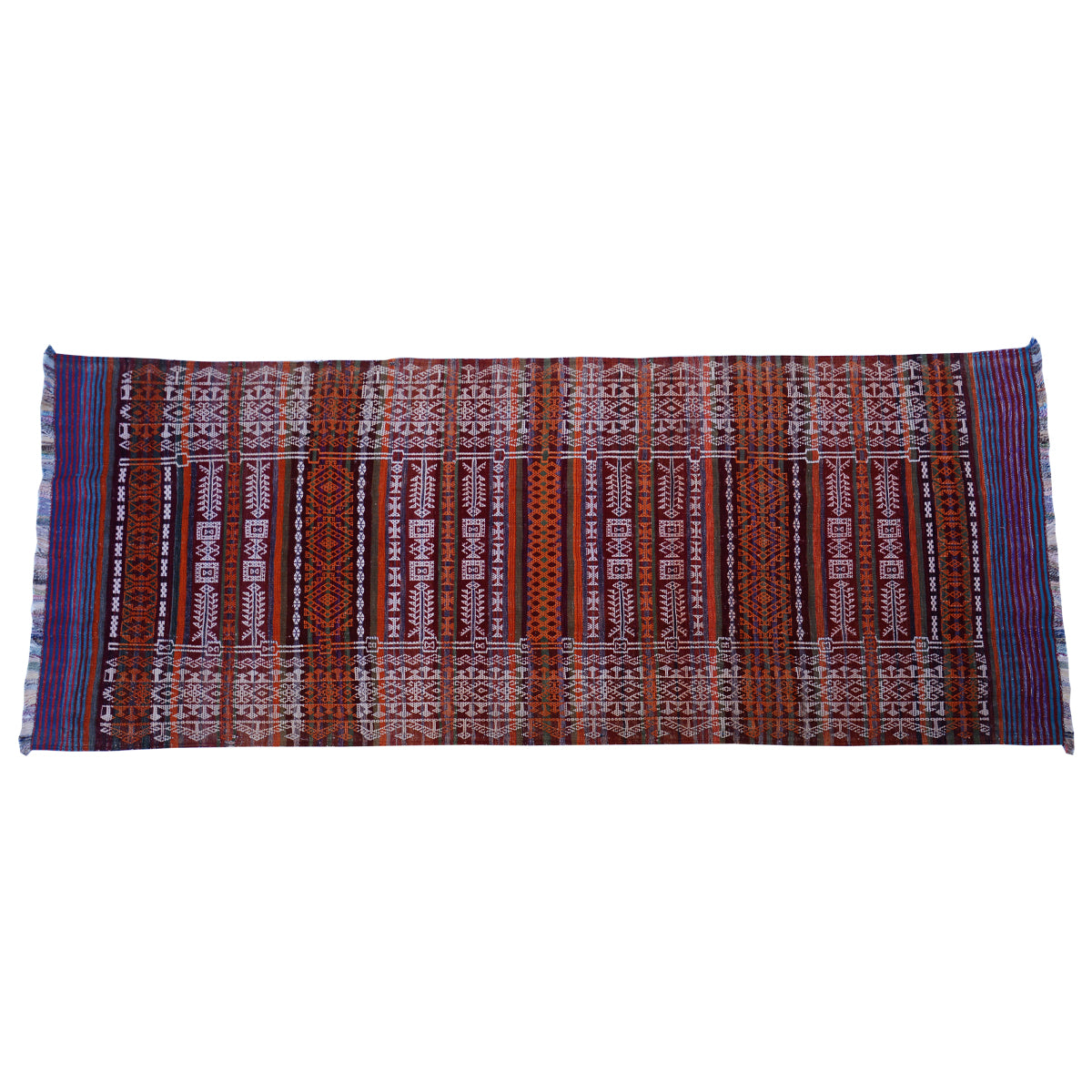 Baluch -Soumak -Aubergine -Vintage- Rug