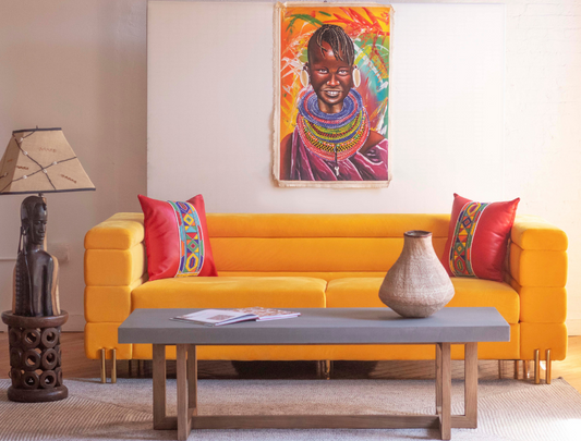 Maasai Girl Painting-0