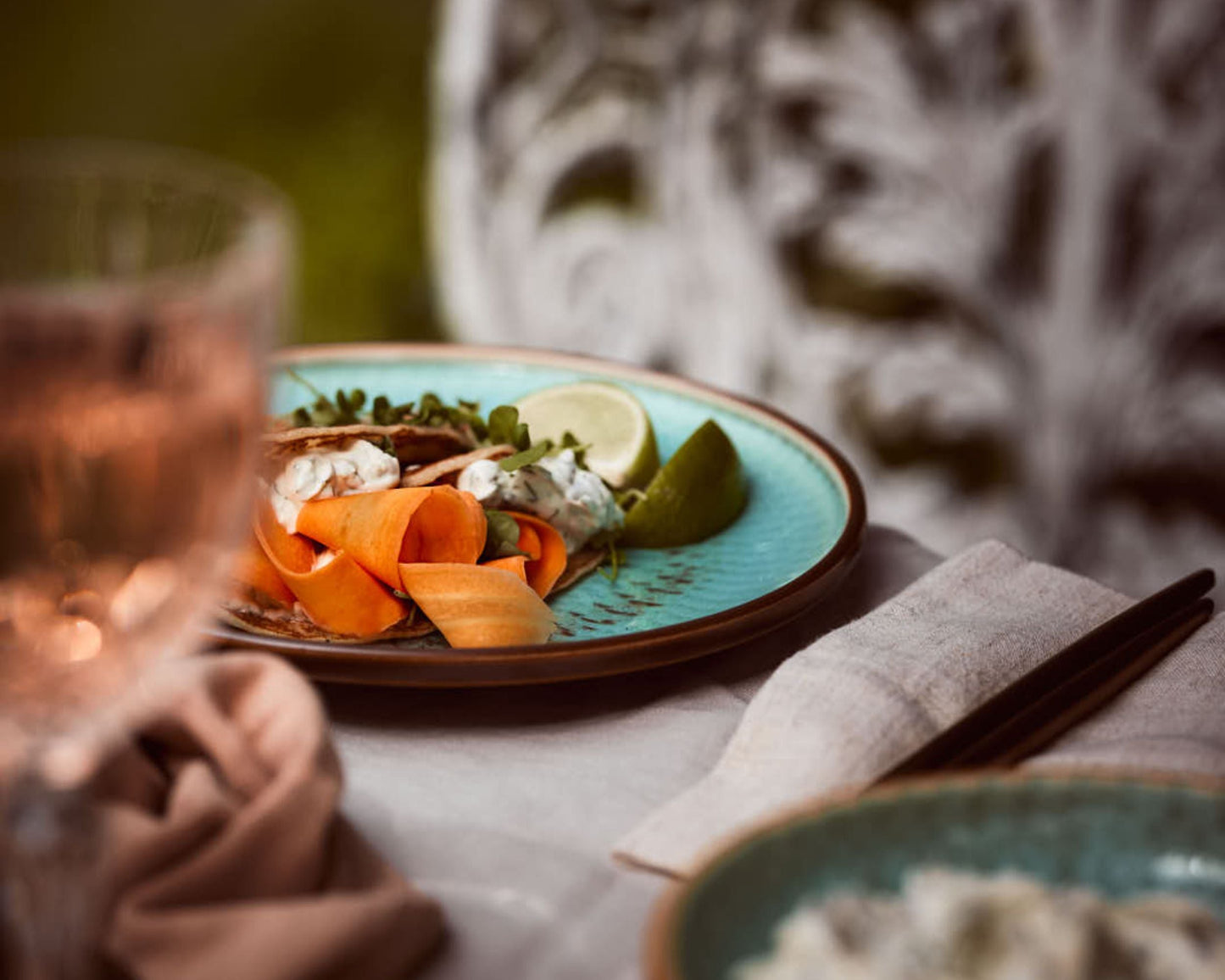 Josephine Porcelain Round Starter Plate