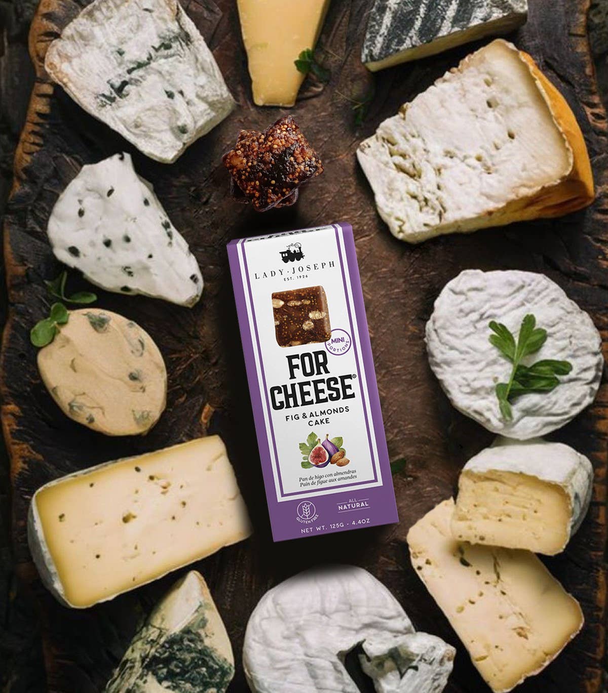 Pain aux figues et aux amandes. En portions individuelles. Sans gluten. Végan.