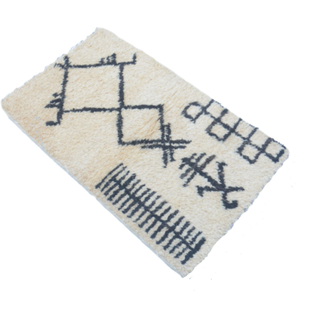 Moroccan Vanilla Soft Handknotted Rug-2