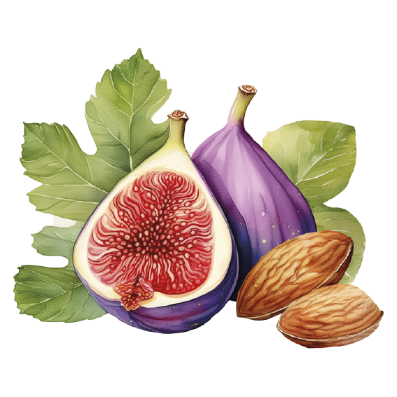 Pain aux figues et aux amandes. En portions individuelles. Sans gluten. Végan.